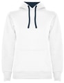 Dames Hoodie Urban Roly SU1068 wit-donker blauw